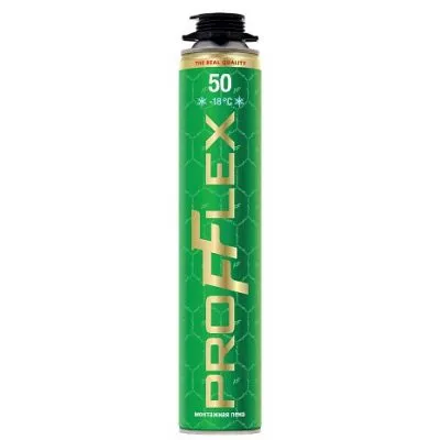 Пена PROFFLEX  750мл. PROF. зима 50л PRO Green, шт