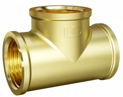 Тройник Ду 15 (1/2") ВР/ВР/ВР латунь LD Pride, шт